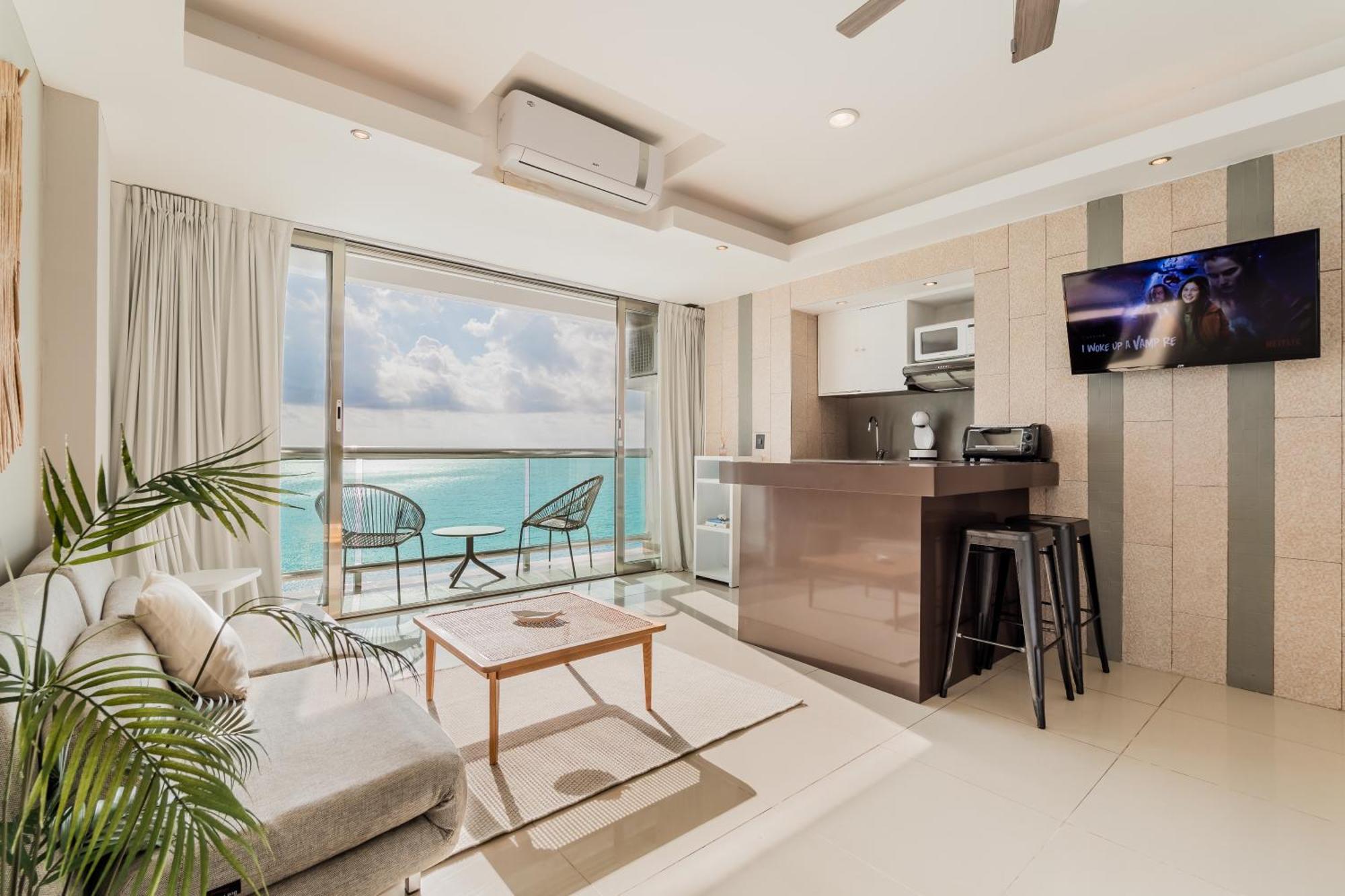*Turquoise Escape- Beachfront Studio By Casa Paraiso* Канкун Экстерьер фото
